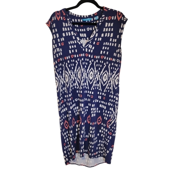 Tori Richard Honolulu Women's Dress Medium Stretch Jersey Knit Hawaii Vacation - Picture 1 of 7